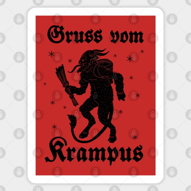 Krampus Sticker by valentinahramov